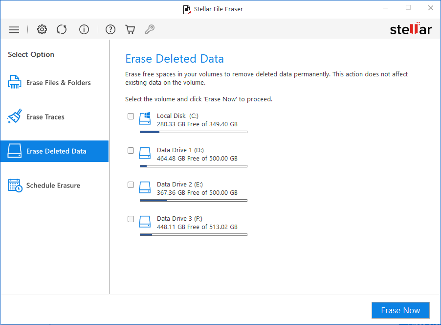 deleted data is never recoverable